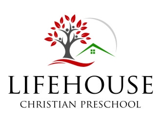 Lifehouse Christian Preschool  logo design by jetzu