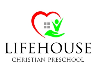 Lifehouse Christian Preschool  logo design by jetzu