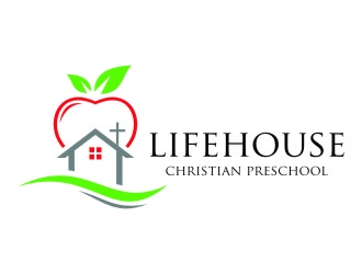 Lifehouse Christian Preschool  logo design by jetzu