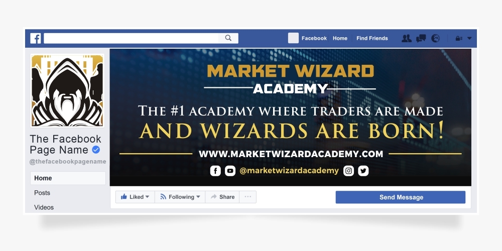 Market Wizard Academy logo design by Ibrahim