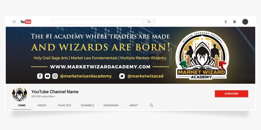 Market Wizard Academy logo design by Ibrahim