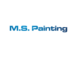 M.S. Painting logo design by almaula