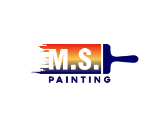 M.S. Painting logo design by Arxeal