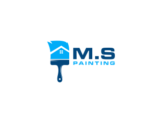 M.S. Painting logo design by dhika
