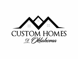 Custom Homes of Oklahoma  logo design by Greenlight