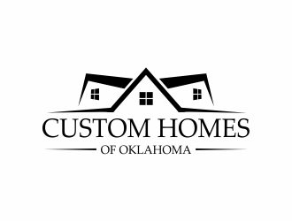 Custom Homes of Oklahoma  logo design by Greenlight