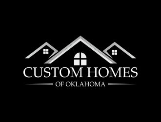 Custom Homes of Oklahoma  logo design by Greenlight