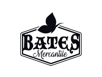 BATES Mercantile logo design by aryamaity