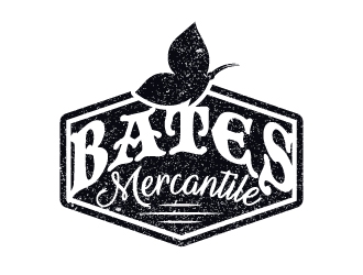 BATES Mercantile logo design by aryamaity