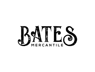 BATES Mercantile logo design by ubai popi