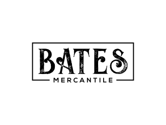 BATES Mercantile logo design by ubai popi