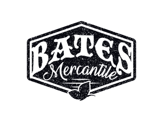 BATES Mercantile logo design by aryamaity