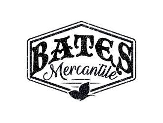 BATES Mercantile logo design by aryamaity