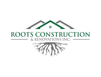 Roots Construction & Renovations Inc. logo design by scolessi