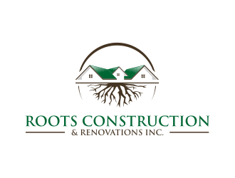 Roots Construction & Renovations Inc. logo design by scolessi