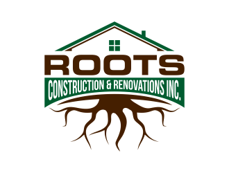 Roots Construction & Renovations Inc. logo design by ingepro