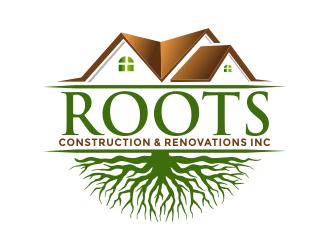 Roots Construction & Renovations Inc. logo design by aldesign