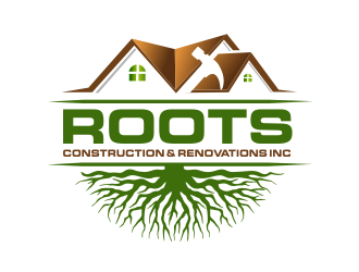 Roots Construction & Renovations Inc. logo design by aldesign