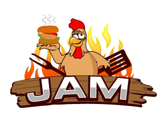 JAM  logo design by AamirKhan