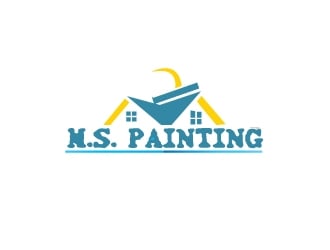 M.S. Painting logo design by webmall