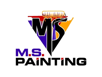 M.S. Painting logo design by aRBy