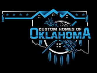 Custom Homes of Oklahoma  logo design by Suvendu