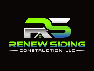 Renew Siding Construction LLC logo design by ORPiXELSTUDIOS