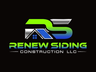 Renew Siding Construction LLC logo design by ORPiXELSTUDIOS