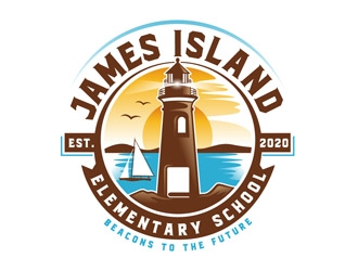 James Island Elementary School logo design by DreamLogoDesign