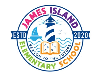 James Island Elementary School logo design by DreamLogoDesign