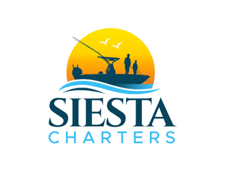 Siesta Charters logo design by kunejo