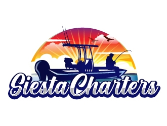 Siesta Charters logo design by AamirKhan