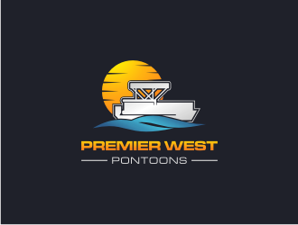 Premier West Pontoons logo design by Susanti