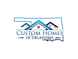 Custom Homes of Oklahoma  logo design by uttam