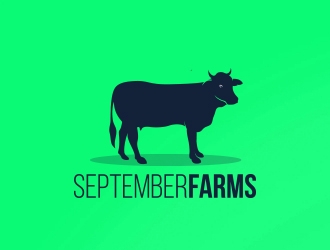 September Farms logo design by MarkindDesign