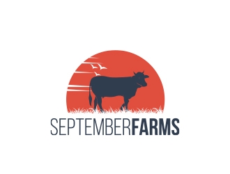 September Farms logo design by MarkindDesign