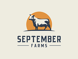 September Farms logo design by logolady