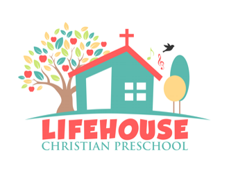 Lifehouse Christian Preschool  logo design by coco