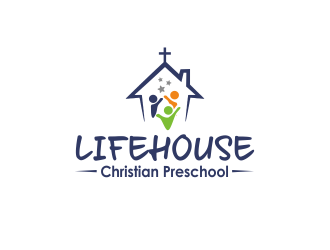 Lifehouse Christian Preschool  logo design by YONK