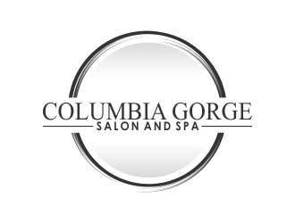 Columbia Gorge Salon and Spa logo design by giphone