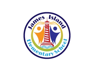 James Island Elementary School logo design by kasperdz