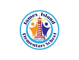 James Island Elementary School logo design by kasperdz