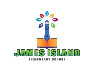 James Island Elementary School logo design by kasperdz