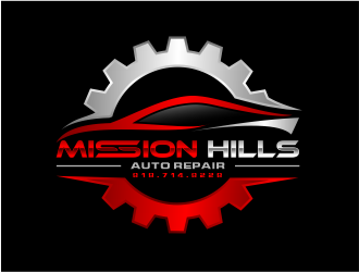 Mission Hills Auto Repair logo design by evdesign