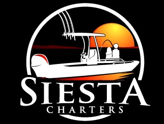 Siesta Charters logo design by maze