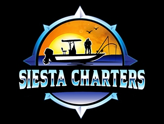 Siesta Charters logo design by PrimalGraphics