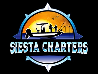 Siesta Charters logo design by PrimalGraphics