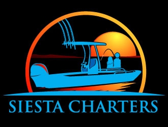 Siesta Charters logo design by maze