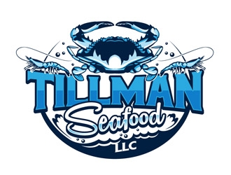 Tillman Seafood LLC logo design by DreamLogoDesign