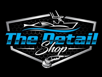 THE DETAIL SHOP  logo design by MAXR